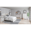  Size_Queen  -- Altyra Upholstered Bookcase Bed with Storage IMAGE 6