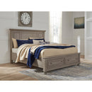  Lettner B733B35 California King Panel Storage bed IMAGE 2