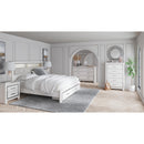  Altyra B2640B30 King Upholstered Bookcase Bed with Storage IMAGE 6