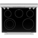  Maytag 30-inch Freestanding Electric Range with Steam Clean MER4600LS IMAGE 2