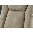  Manufacturer Color_Sand  -- Next Gen DuraPella Power Reclining Leather Look Loveseat with Console IMAGE 10