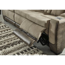  Manufacturer Color_Sand  -- Next Gen DuraPella Power Reclining Leather Look Loveseat with Console IMAGE 7