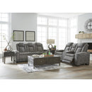  Manufacturer Color_Slate  -- Next-Gen DuraPella 2200418 Power Reclining Loveseat with Console and Adjustable Headrest IMAGE 11