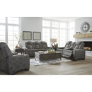  Manufacturer Color_Slate  -- Next-Gen DuraPella 2200418 Power Reclining Loveseat with Console and Adjustable Headrest IMAGE 14