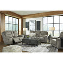  Manufacturer Color_Putty  Motion Type_Reclining  -- Next Gen Gaucho Reclining Leather Look Loveseat with Console IMAGE 11