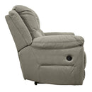  Manufacturer Color_Putty  Motion Type_Reclining  -- Next Gen Gaucho Reclining Leather Look Loveseat with Console IMAGE 4