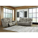  Manufacturer Color_Putty  Motion Type_Reclining  -- Next Gen Gaucho Reclining Leather Look Loveseat with Console IMAGE 7
