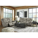  Manufacturer Color_Putty  Motion Type_Reclining  -- Next Gen Gaucho Reclining Leather Look Loveseat with Console IMAGE 8