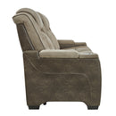  Manufacturer Color_Sand  -- Next Gen DuraPella Power Reclining Leather Look Sofa IMAGE 3