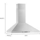  Whirlpool 30-inch Chimney Wall Hood WVW93UC0LS IMAGE 6