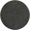  Elements International Amherst Dining Table w/Wood Leg Grey Finish IMAGE 3