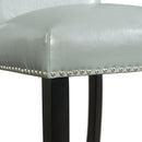  Elements International Meridian Counter Side Chair Grey IMAGE 4