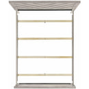  Elements International Ellen EL700QB Queen Bed - White IMAGE 4