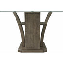  Elements International Dapper Grey Rectangular Counter Table IMAGE 4