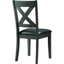  Elements International Alex Dining Side Chair Grey IMAGE 4
