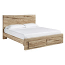  Hyanna B1050B4 Queen Panel Storage Bed IMAGE 1