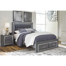  Size_Queen  -- Lodanna Upholstered Panel Bed with Storage IMAGE 1