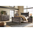  Size_Queen  -- Wynnlow B440B7 Queen Upholstered Poster Bed IMAGE 4