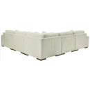  Manufacturer Color_Ivory  -- Lindyn Fabric 5 pc Sectional IMAGE 2
