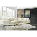  Manufacturer Color_Ivory  -- Lindyn Fabric 5 pc Sectional IMAGE 3
