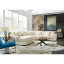  Manufacturer Color_Ivory  -- Lindyn Fabric 5 pc Sectional IMAGE 4