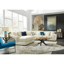  Manufacturer Color_Ivory  -- Lindyn Fabric 5 pc Sectional IMAGE 5