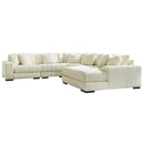  Manufacturer Color_Ivory  -- Lindyn Fabric 5 pc Sectional IMAGE 1