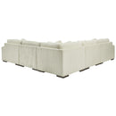  Manufacturer Color_Ivory  -- Lindyn Fabric 5 pc Sectional IMAGE 2