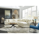  Manufacturer Color_Ivory  -- Lindyn Fabric 5 pc Sectional IMAGE 4