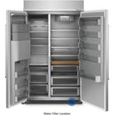  KitchenAid 48-inch, 29.4 cu. ft. Built-In Side-by-Side Refrigerator with External Water and Ice Dispensing System KBSD708MPS IMAGE 3