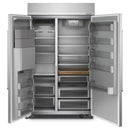  KitchenAid 48-inch, 29.4 cu. ft. Built-in Side-by-Side Refrigerator with External Water and Ice Dispensing System KBSD708MSS IMAGE 2