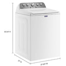  Maytag 4.5 cu. ft. Top Loading Washer with Power™ Agitator MVW5035MW IMAGE 6