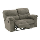  Manufacturer Color_Putty  -- Alphons Reclining Fabric Loveseat IMAGE 2