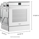  Whirlpool 24-inch, 2.9 cu. ft. Built-in Single Wall Oven with True Convection Technology WOS52ES4MW IMAGE 7