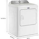  Color_White  -- 7.0 cu. ft. Electric Dryer with Pet Pro Option IMAGE 9