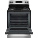  GE 30-inch Free-Standing Electric Range JB256RTSS IMAGE 2