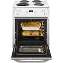  GE 27-Inch Drop-In Electric Range with Sensi-temp JM250DTWW IMAGE 3