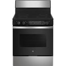  GE 30-inch Freestanding Electric Range with Radiant Smooth Cooktop JB480STSS IMAGE 1