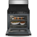  GE 30-inch Freestanding Electric Range with Radiant Smooth Cooktop JB480STSS IMAGE 2