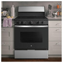  GE 30-inch Freestanding Electric Range with Radiant Smooth Cooktop JB480STSS IMAGE 3