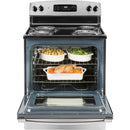  GE 30-inch Freestanding Electric Range with Sensi-Temp JBS360RTSS IMAGE 3