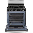  GE 30-inch Freestanding Electric Range with Precise Simmer Burner JGBS30RETSS IMAGE 2