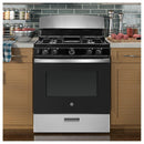  GE 30-inch Freestanding Electric Range with Precise Simmer Burner JGBS30RETSS IMAGE 5