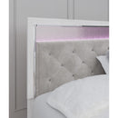  Size_Queen  -- Altyra Upholstered Panel Bed IMAGE 6