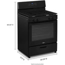  Color_Black  -- 30 inch Freestanding Gas Range IMAGE 12