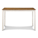  New Classic Furniture Amy D3651-60CS-BSQ 5 pc Counter Height Dinette - Two Tone Bisque/Brown IMAGE 4