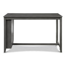  New Classic Furniture Amy D3651-60CS-GRY 5 pc Counter Height Dinette - Grey IMAGE 3
