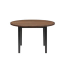  New Classic Furniture Potomac D4832B-48S-RND 5 pc Counter Height Dinette - Brown/Black IMAGE 3