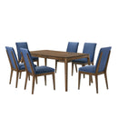  New Classic Furniture Maggie D7185B-10 Dining Table - Walnut IMAGE 2