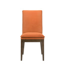  New Classic Furniture Maggie D7185B-20-ORG Dining Chair - Walnut/Terra Cotta IMAGE 2